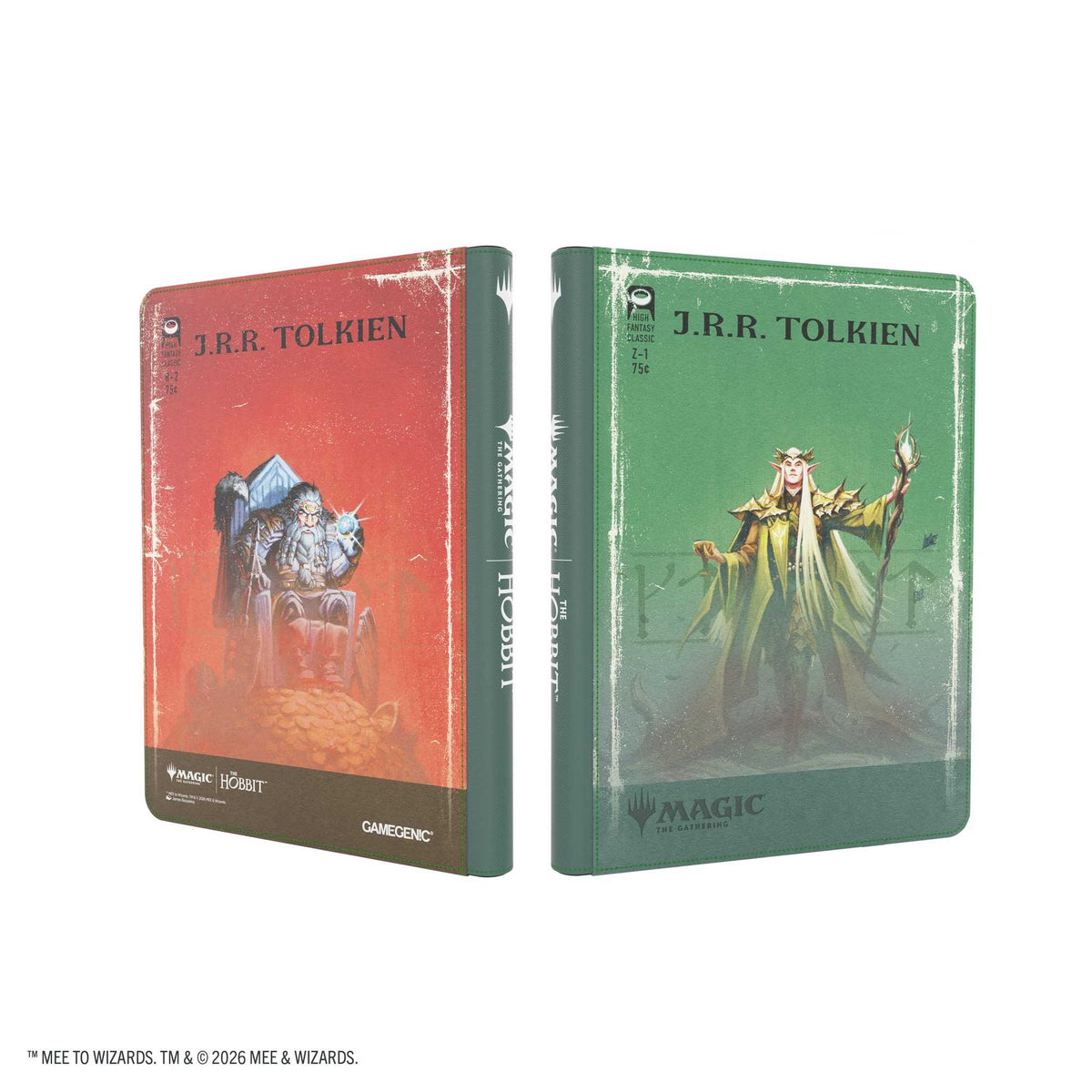 Gamegenic Magic: The Gathering The Hobbit Zip-Up Album 18-Pocket – Thranduil, the Elvenking/The Mountain-King