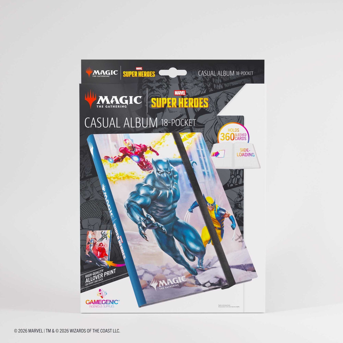Gamegenic Magic: The Gathering Marvel Super Heroes 18-Pocket Casual Album