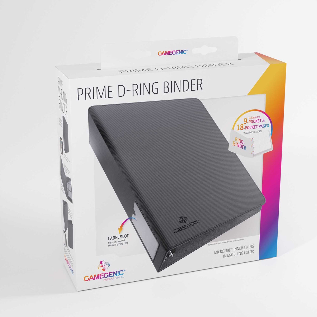 Gamegenic Prime D-Ring Binder - Black
