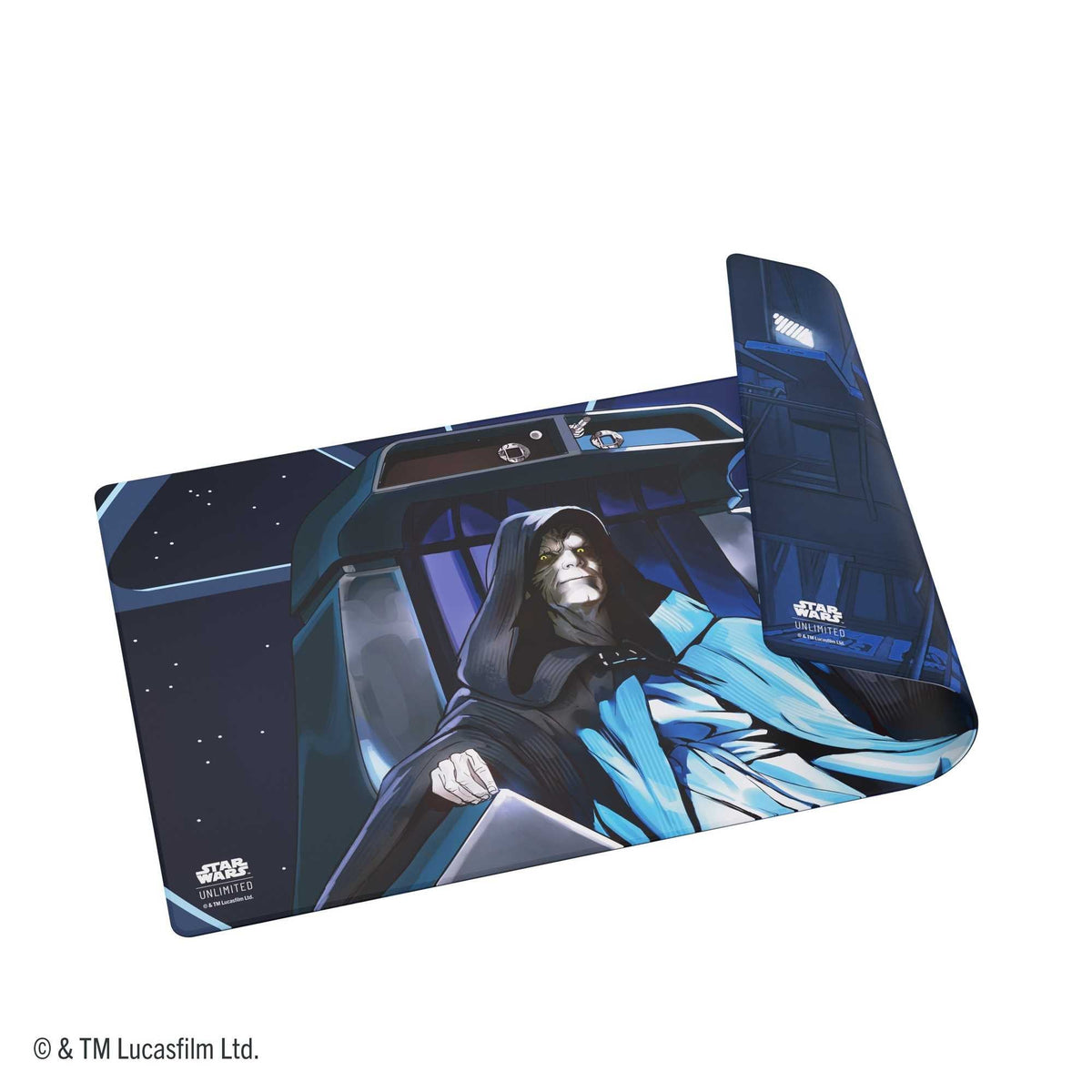 Gamegenic Star Wars: Unlimited Double-Sided Game Mat – Jedi Luke Skywalker & Emperor Palpatine