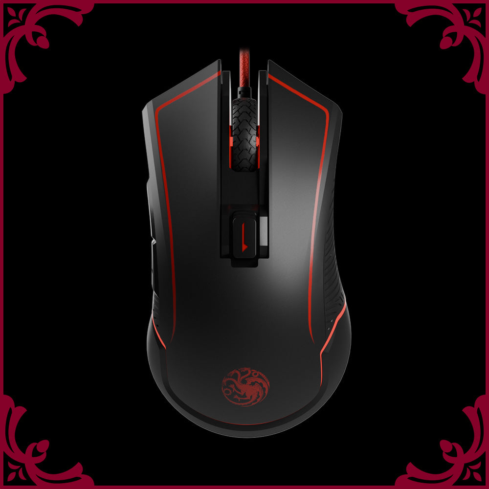 Lexip x Tsume Game of Thrones Targaryen Wired/Wireless Gaming Mouse