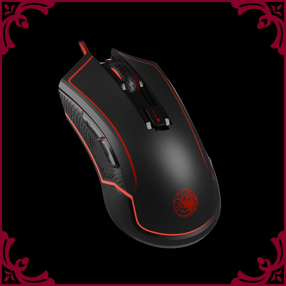 Lexip x Tsume Game of Thrones Targaryen Wired/Wireless Gaming Mouse