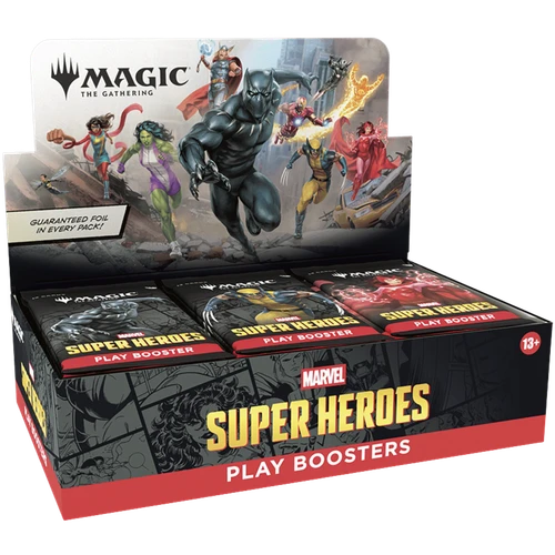 Magic: The Gathering | Marvel Super Heroes Play Booster Box – 30 Packs (Chance of Chase)