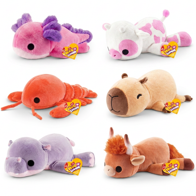 Hug A Lumps - Fuzzy Weighted Plush - Medium (1.3kg/2.8lbs) - Choose your Fuzzy Plush