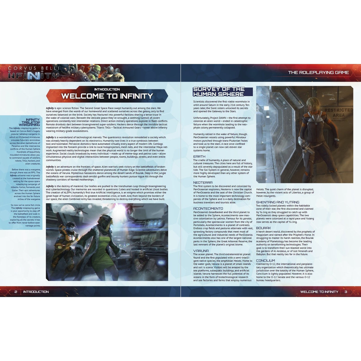 Infinity: The Roleplaying Game Player's Guide