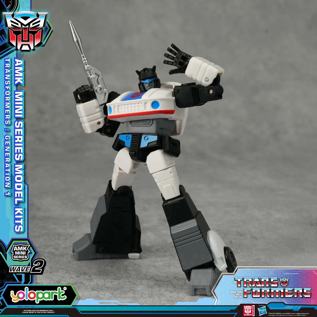 YOLOPARK Transformers Generation 1 AMK Mini Wave 2 Jazz 11cm Model Kit