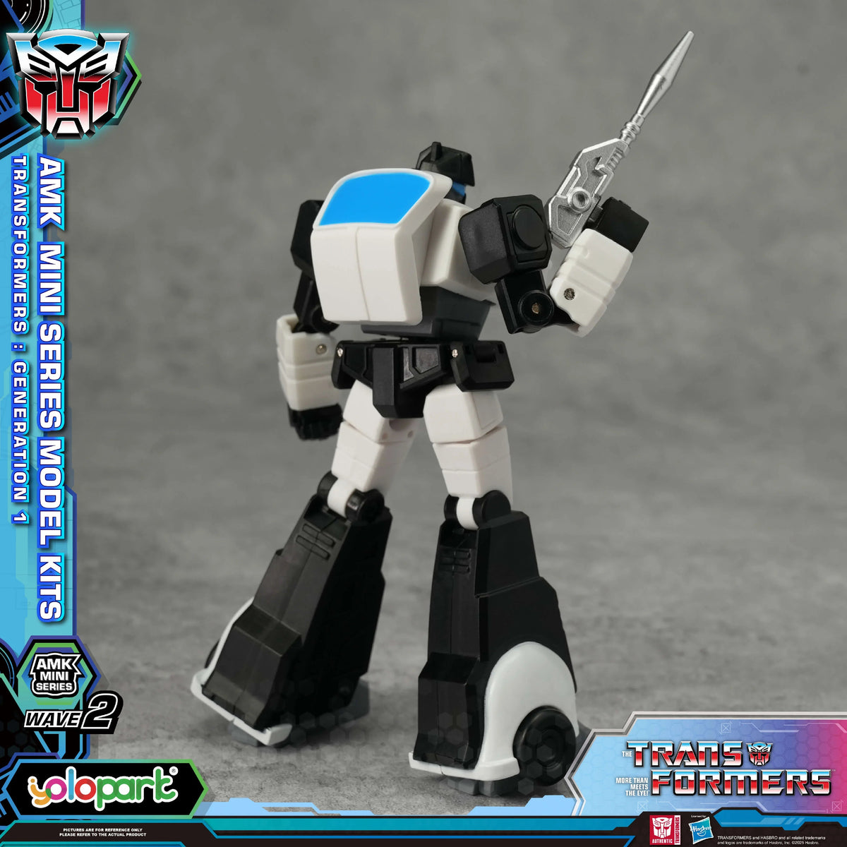 YOLOPARK Transformers Generation 1 AMK Mini Wave 2 Jazz 11cm Model Kit