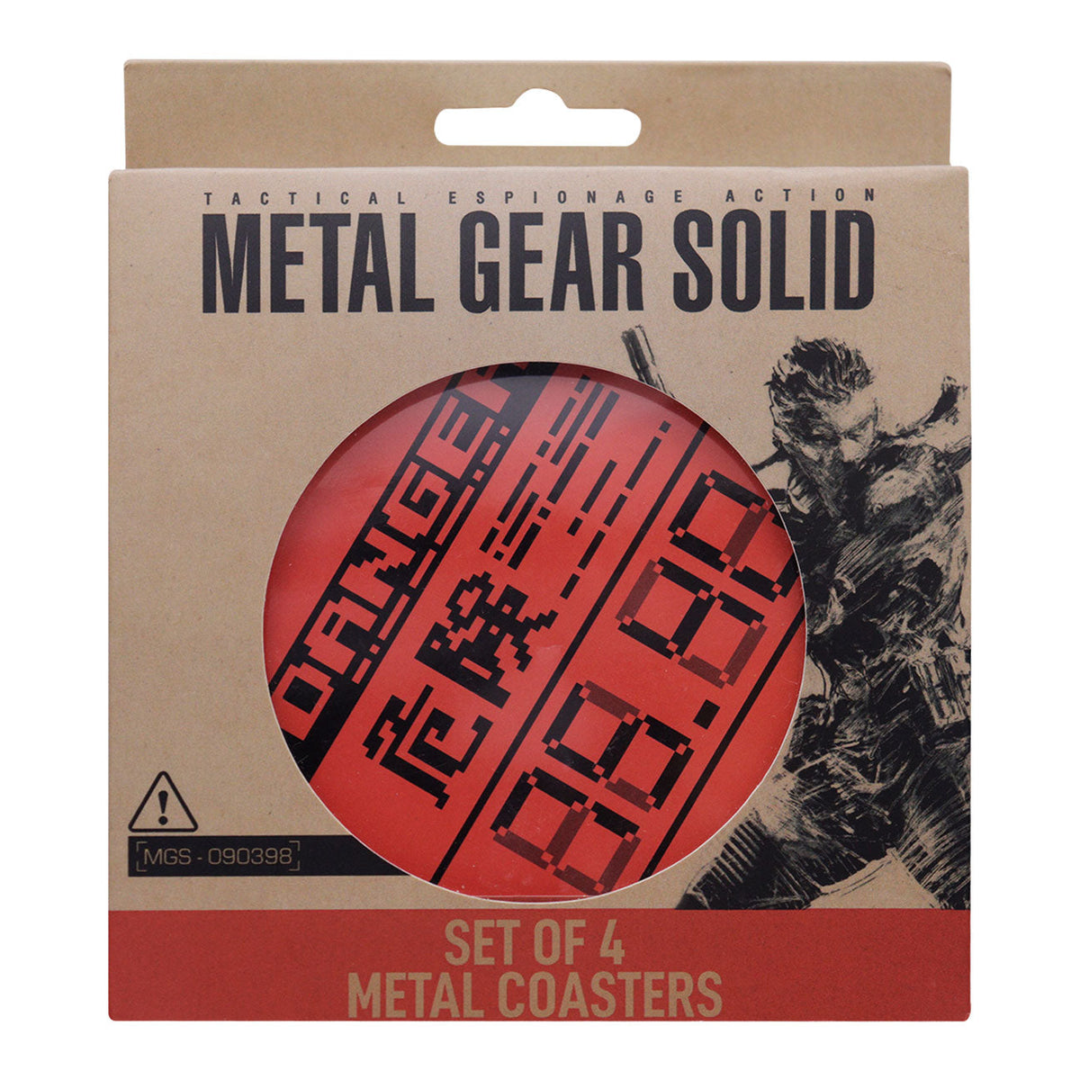 Metal Gear Solid Limited Edition Metal Coasters Set of 4