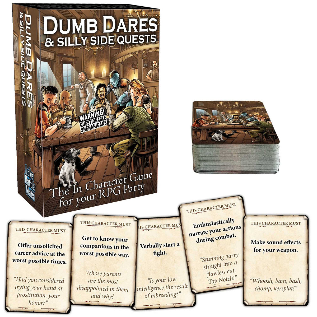 Dumb Dares & Silly Side Quests: The In-Character Game for Your RPG Party
