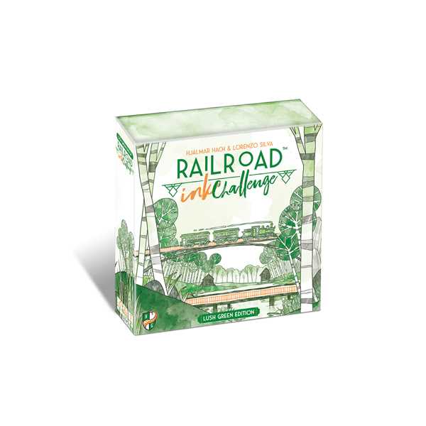 Railroad Ink Challenge: Lush Green Edition