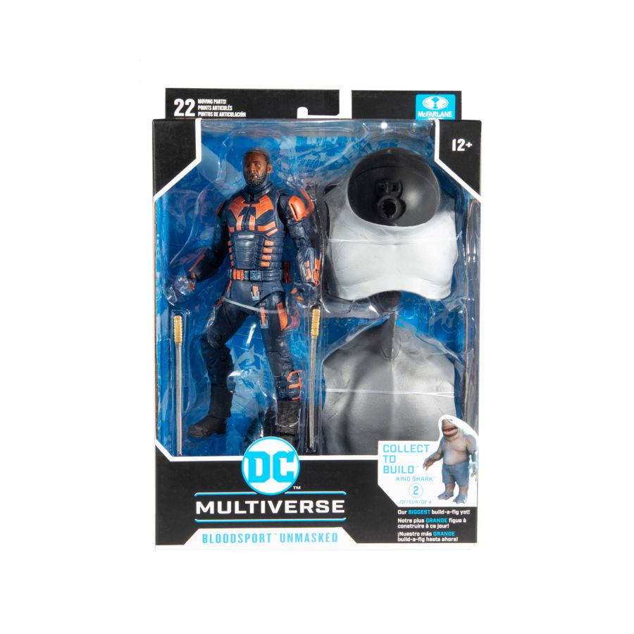 McFarlane Toys DC Multiverse The Suicide Squad Bloodsport Unmasked 7-Inch Action Figure