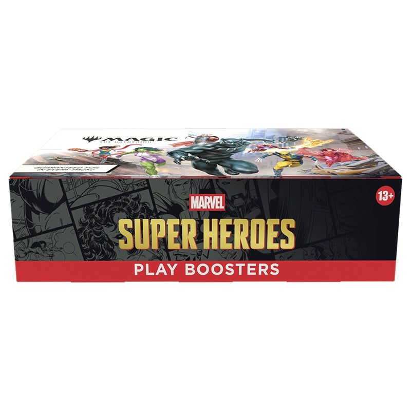 Magic: The Gathering | Marvel Super Heroes Play Booster Box – 30 Packs (Chance of Chase)