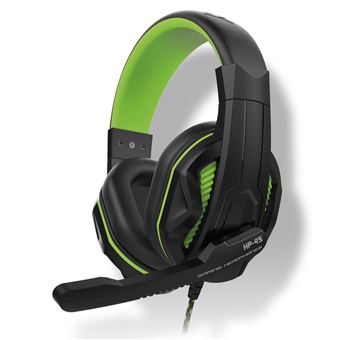 Steelplay HP45 Wired Gaming Headset - Black/Green