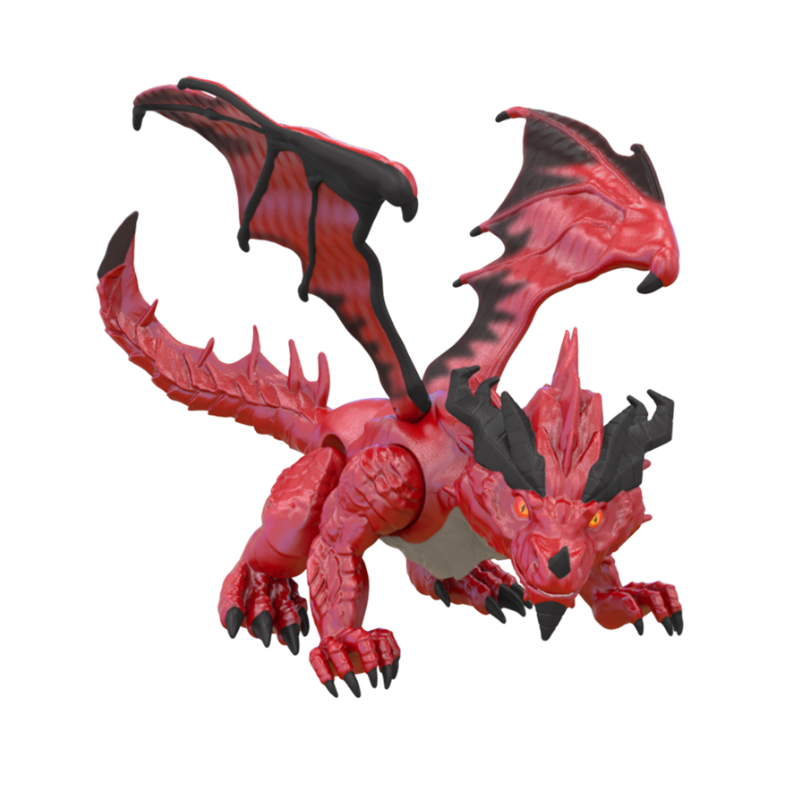 Dungeons & Dragons Questers Red Dragon Buildable Figure
