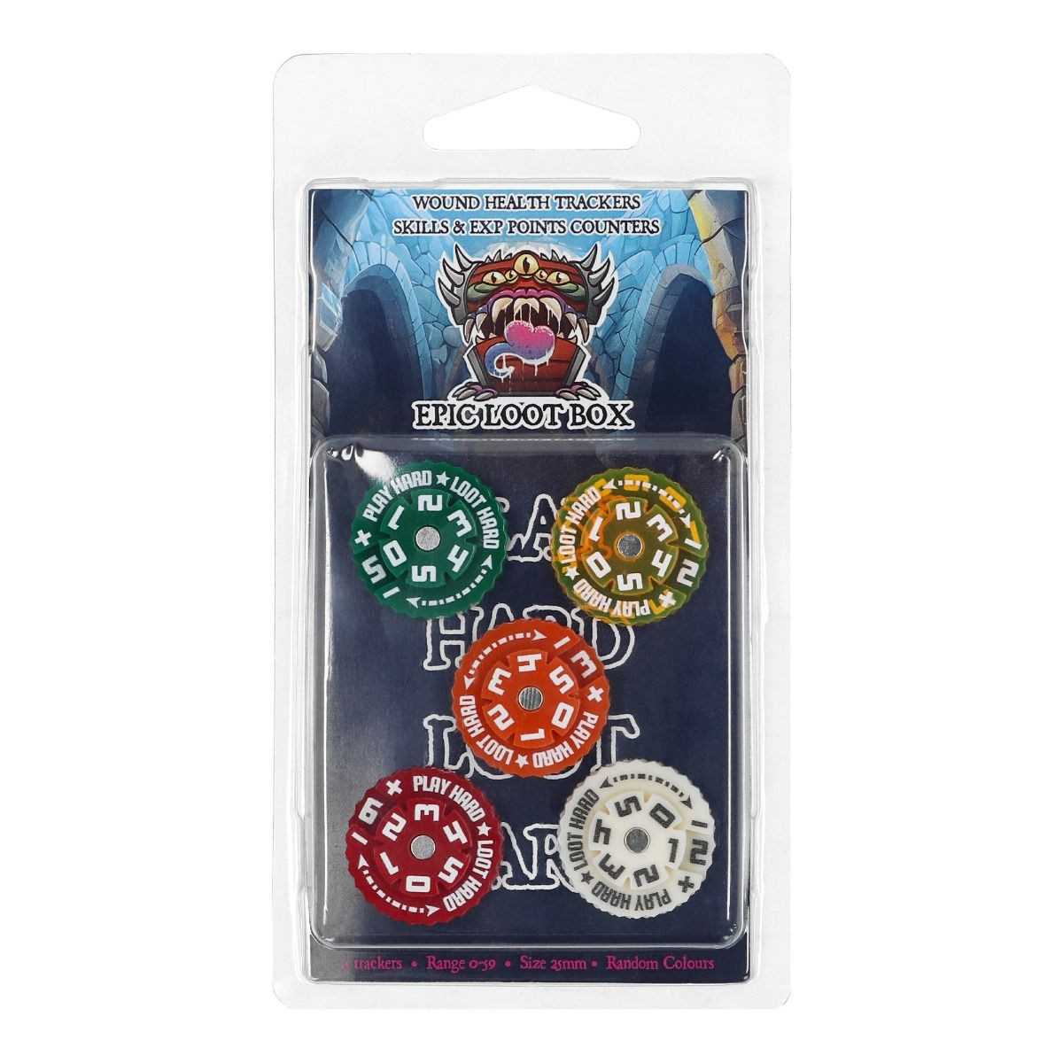 Tracker 25mm 0–59 Random Colours, 5 Pack: Epic Loot Box