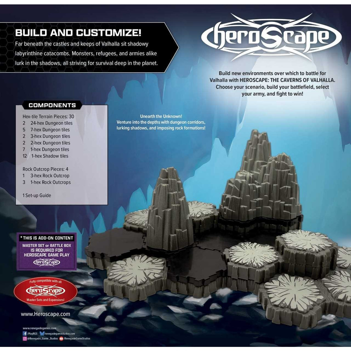 Heroscape: The Caverns of Valhalla Terrain Expansion