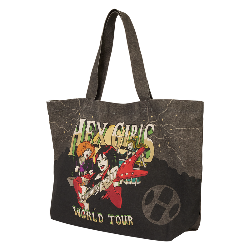Loungefly Scooby-Doo! The Hex Girls World Tour Oversized Canvas Tote Bag