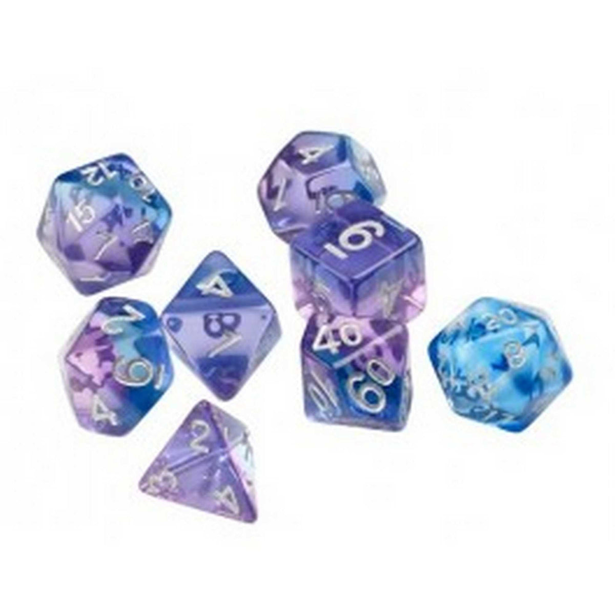 Sirius Dice Violet Betta Polyhedral Set