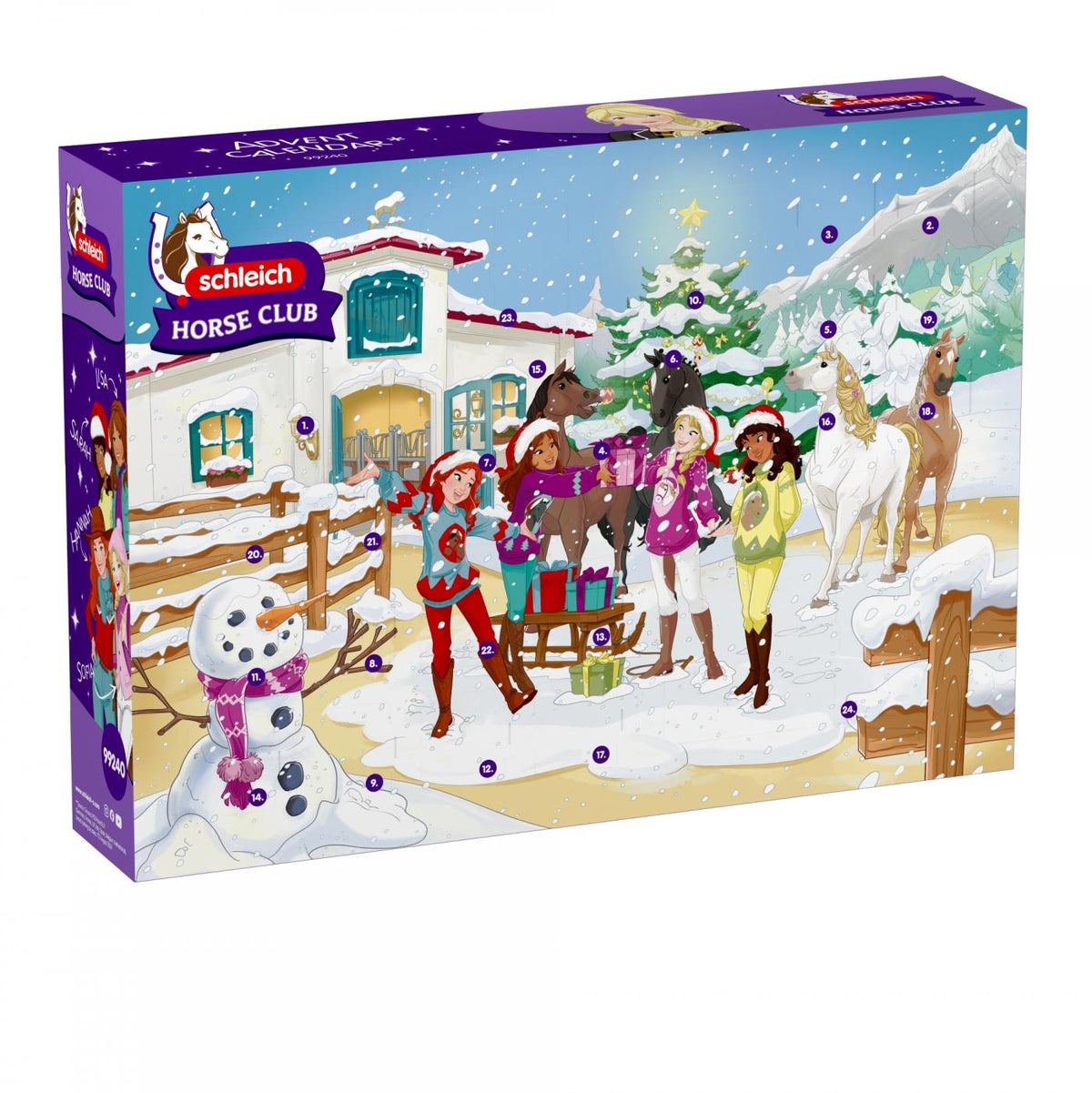 Schleich HORSE CLUB 2026 Winter Wonderland Ride Advent Calendar