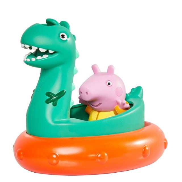 Toomies Peppa Pig George & Dino Bath Float