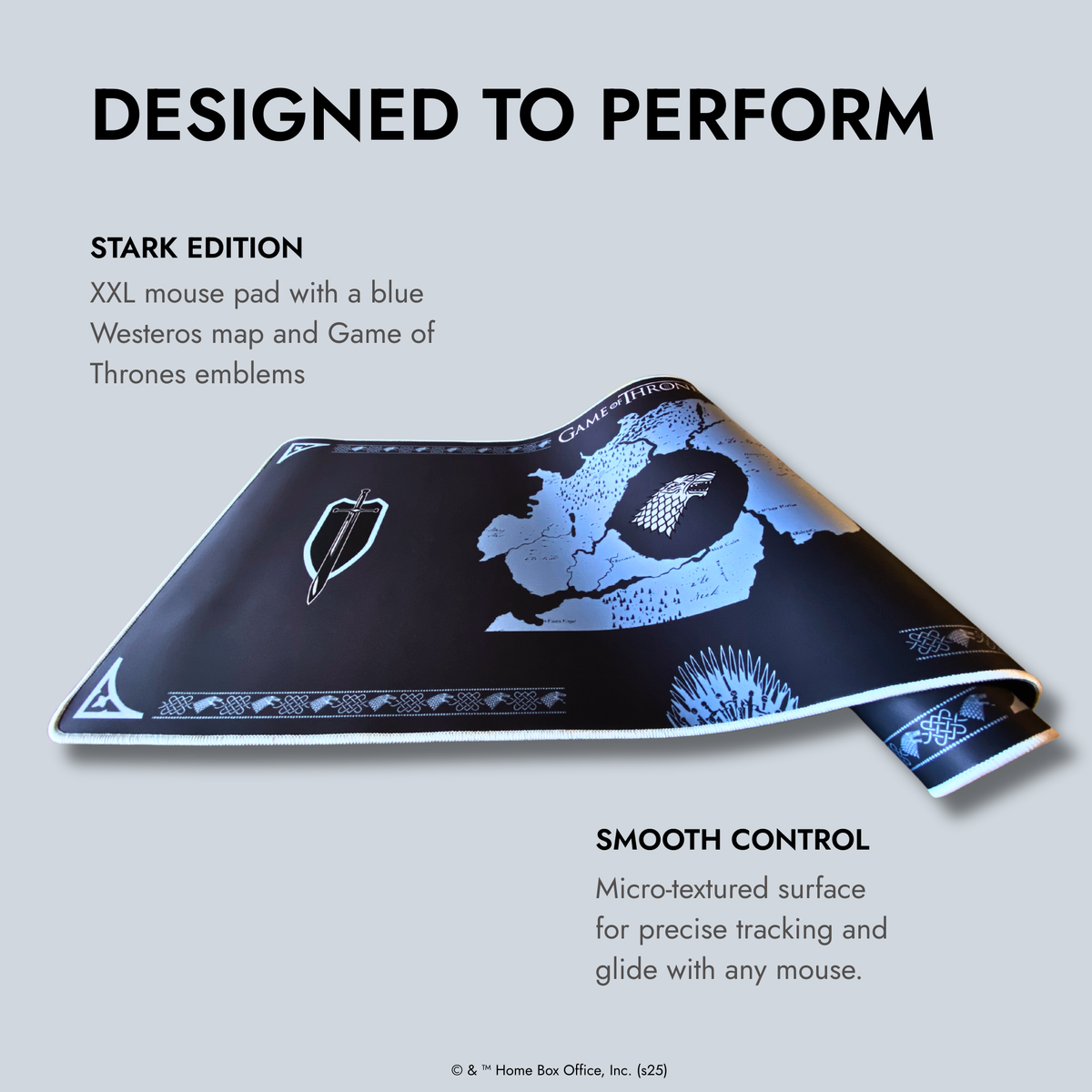 Lexip x Tsume Game of Thrones Stark XXL Mouse Pad