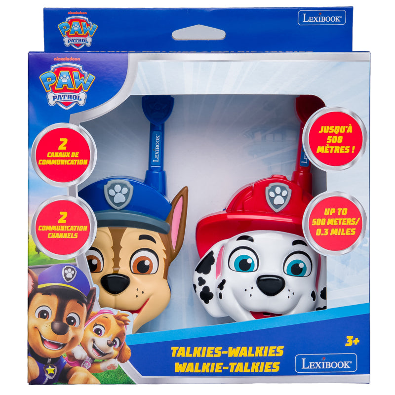 Lexibook PAW Patrol Chase & Marshall 3D Walkie-Talkies