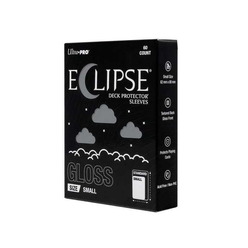 Eclipse Gloss Small Deck Protector Sleeves: Smoke Grey (60ct)