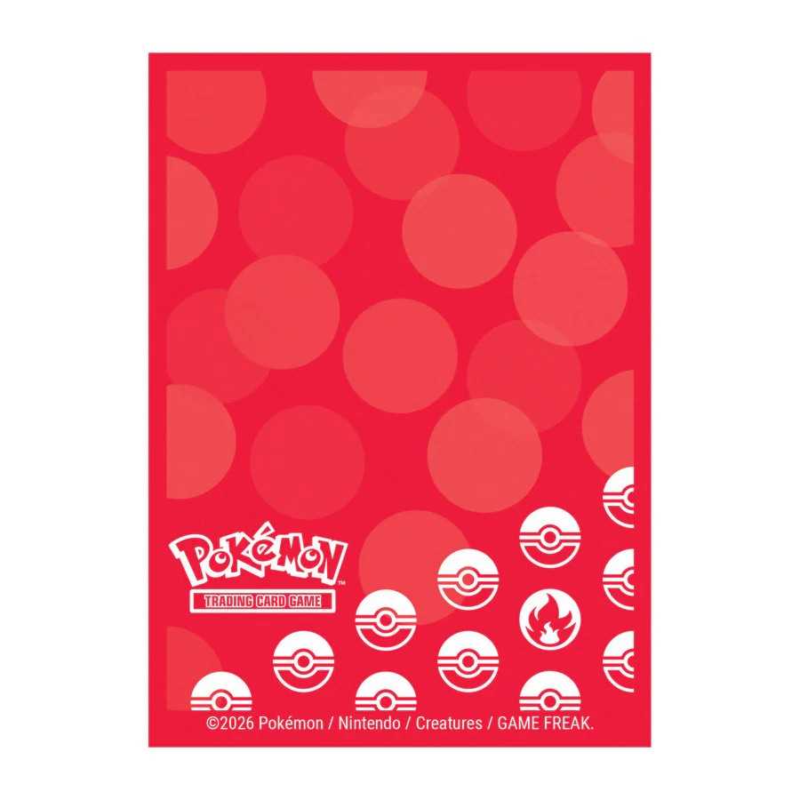 Pokémon Energy Deck Protector Sleeves – Fire Type (65ct)