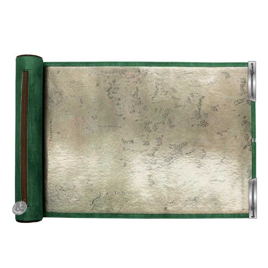 Dungeons & Dragons Artifacts Across Eternities: Drizzt & the Forgotten Realms Premium Dice Scroll Map