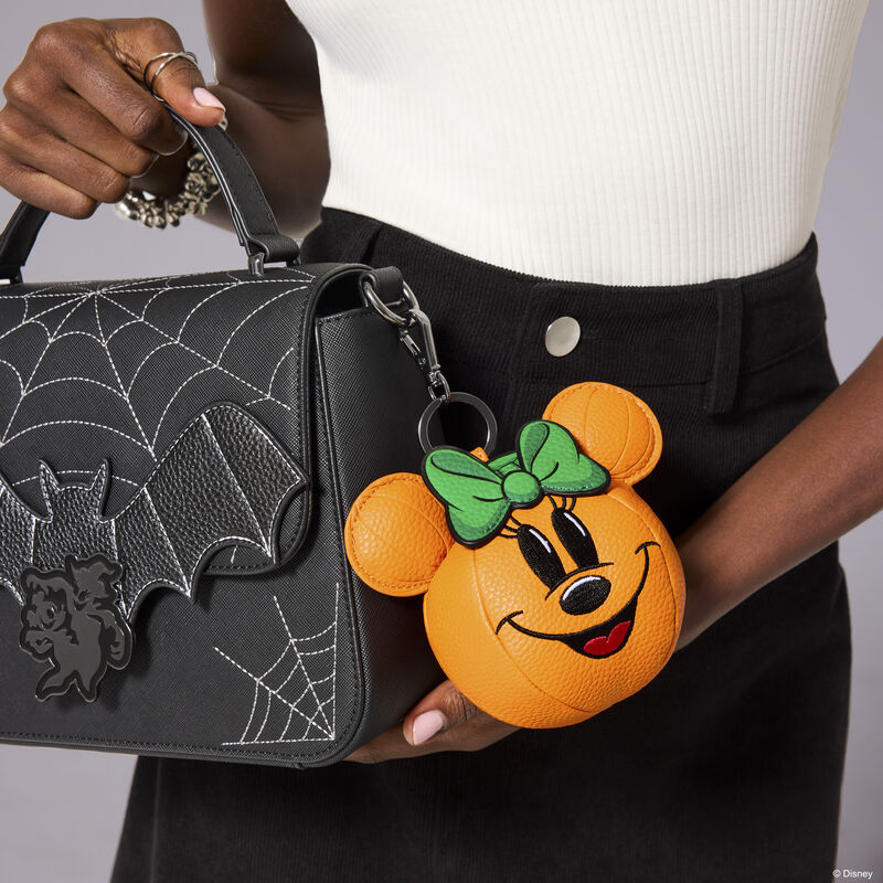 Loungefly Disney Minnie Mouse Pumpkin Figural Bag Charm