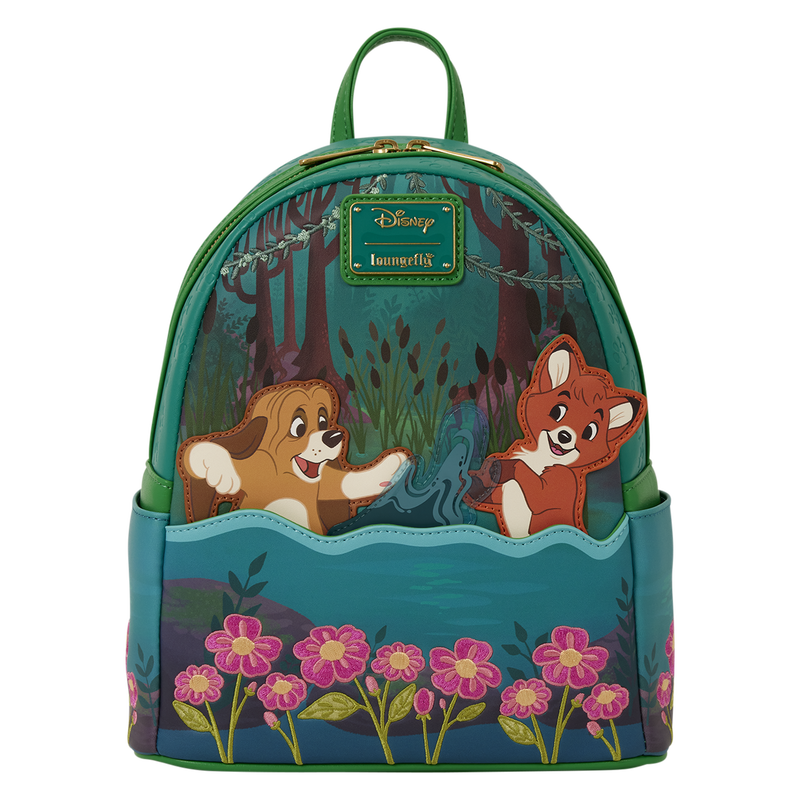 Loungefly Disney The Fox and the Hound Tod & Copper Mini Backpack
