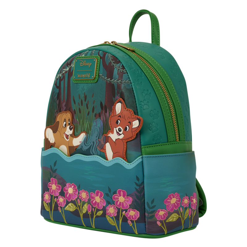 Loungefly Disney The Fox and the Hound Tod & Copper Mini Backpack