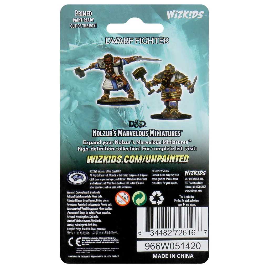 D&D Nolzur's Marvelous Miniatures: Dwarf Male Fighter
