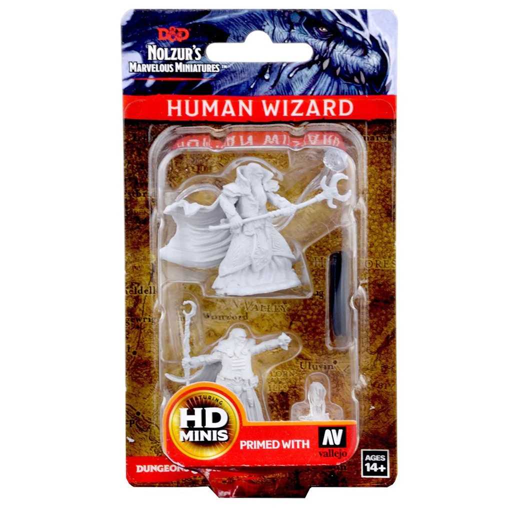 D&D Nolzur’s Marvelous Miniatures Human Male Wizard