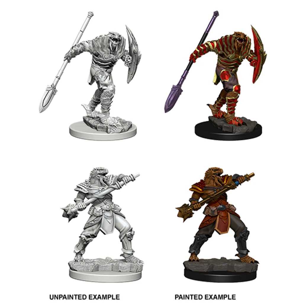 D&D Nolzur’s Marvelous Miniatures: Dragonborn Male Fighter with Spear