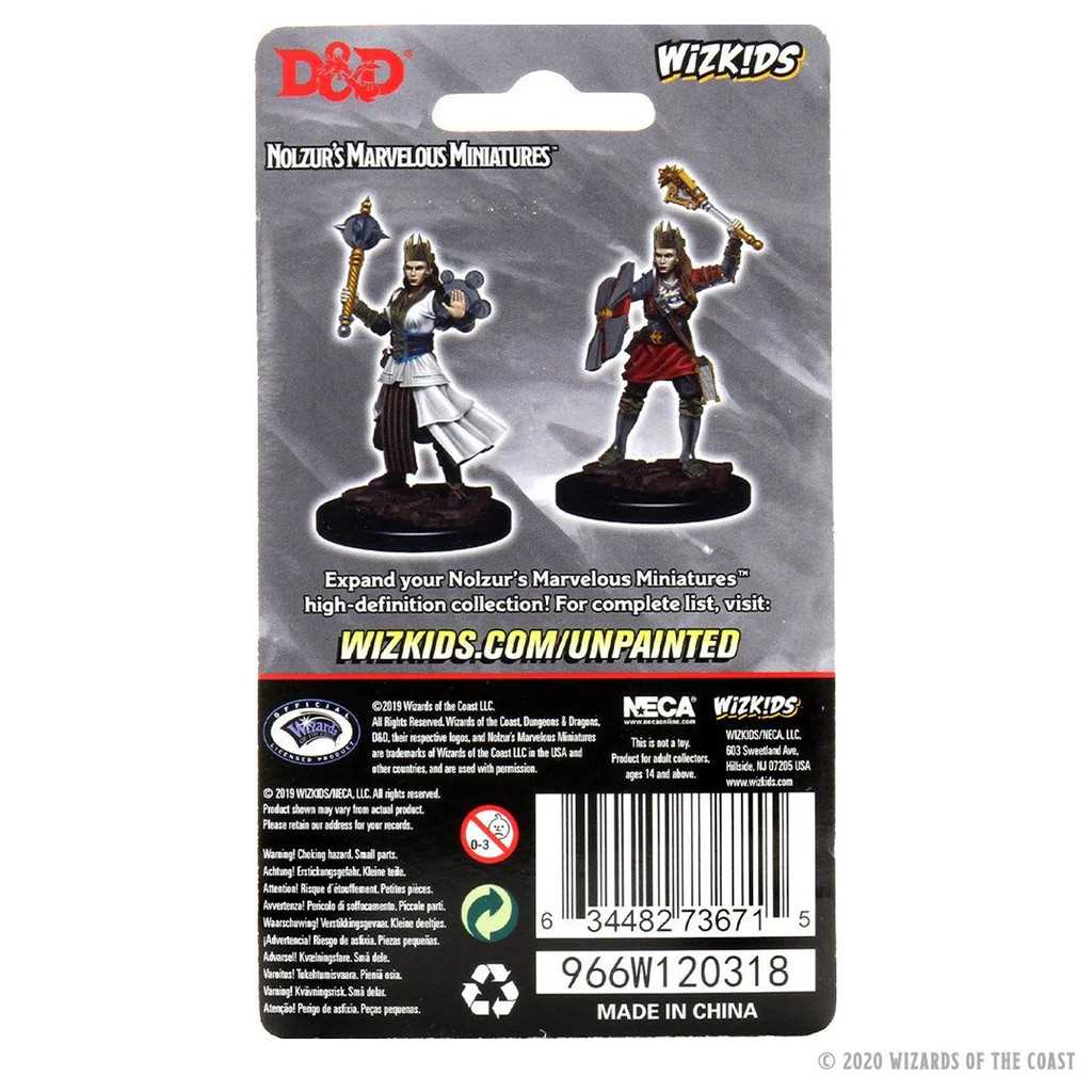 D&D Nolzur’s Marvelous Unpainted Miniatures: Female Human Cleric