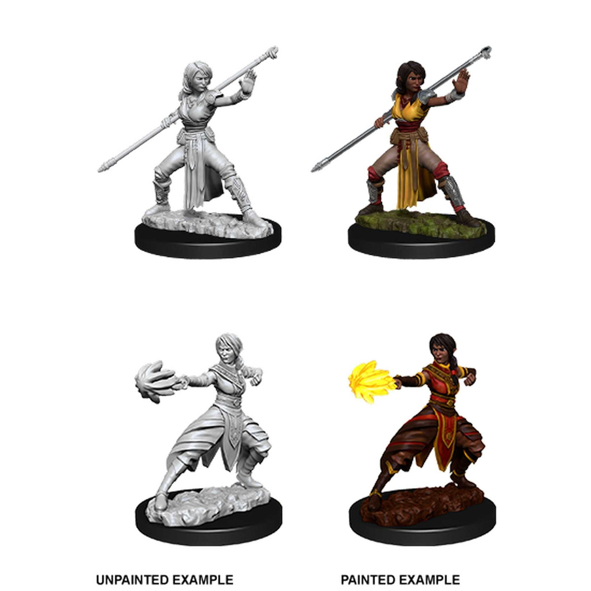 D&D Nolzur's Marvelous Miniatures: Female Half-Elf Monk