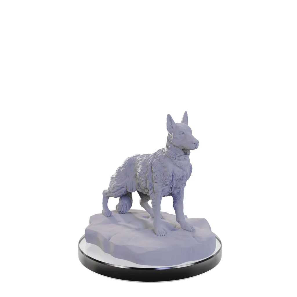 WizKids Deep Cuts: Dog Companions Unpainted Miniatures