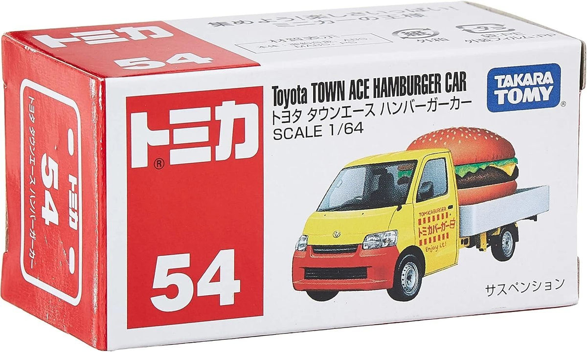 TOMICA No. 54 Toyota Town Ace Hamburger Car – X467472b