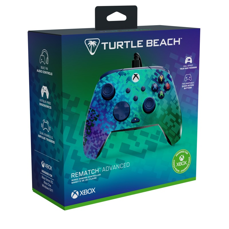 Turtle Beach Rematch Advanced Wired Controller for Xbox & PC - Glitch Green