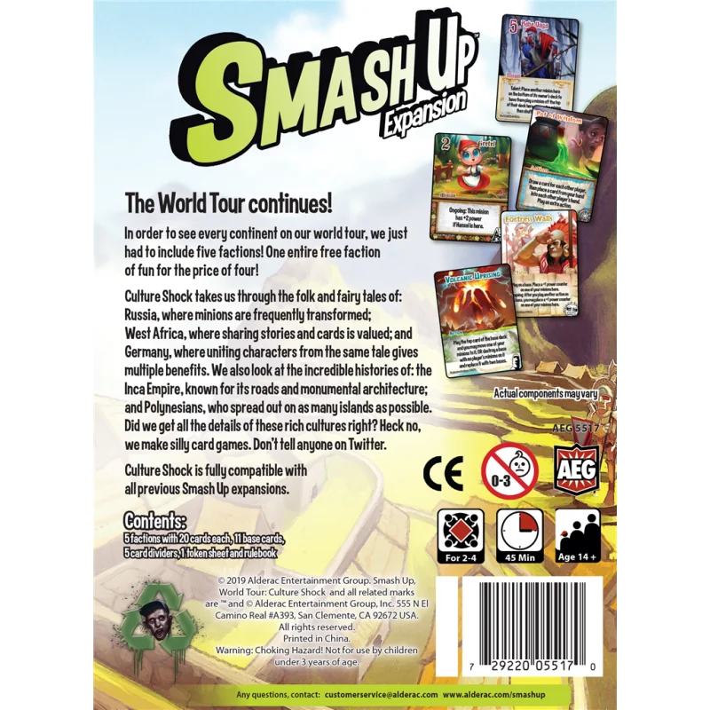 Smash Up: World Tour Culture Shock