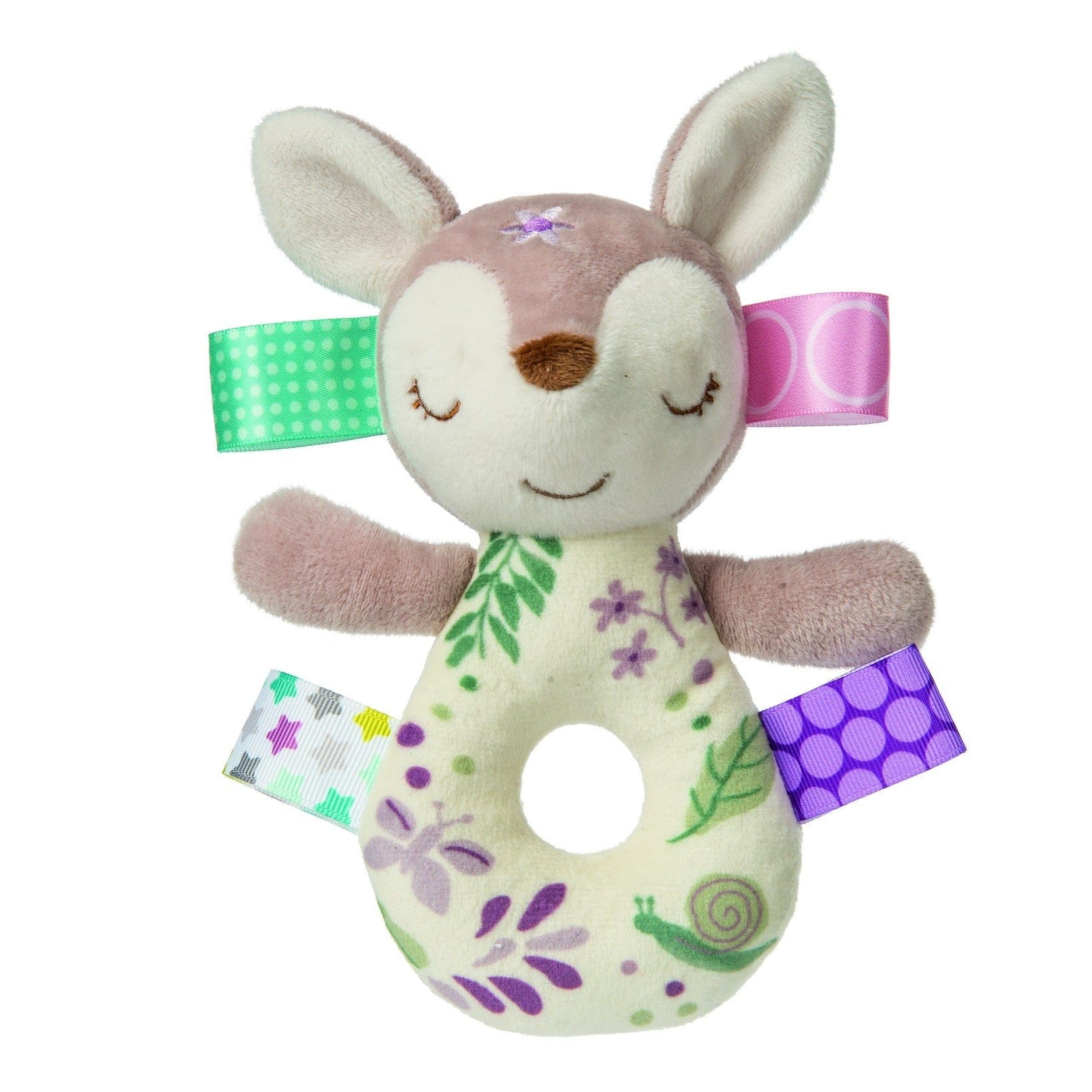 Aurora: Mary Meyers TG Flora Fawn Rattle 4 Inch Soft Toy 719771402509