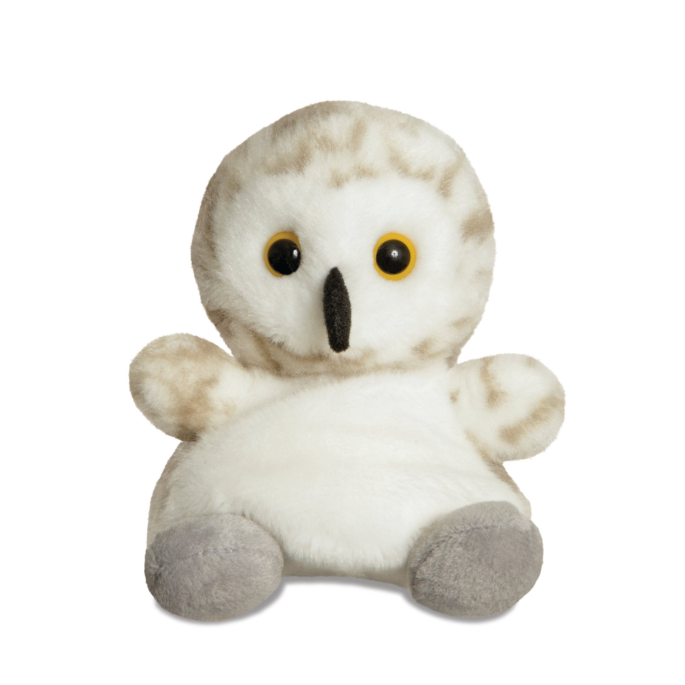 Aurora Palm Pals 5" Plush- Snowflake Snowy Owl 5034566613515