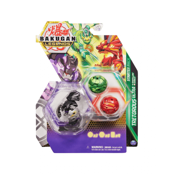 Bakugan Legends: Starter Pack Tretorous Ultra with Spartillion and Fen