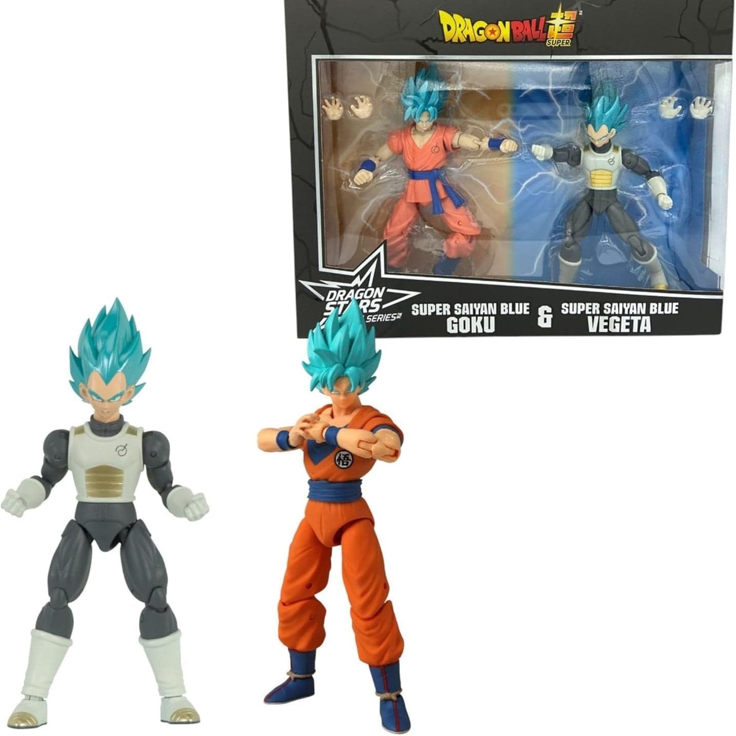 Dragon Ball - Dragon Stars Battle Pack 12cm Articulated Action Figures - Goku Vs Vegeta 2 Pack 3296580371167