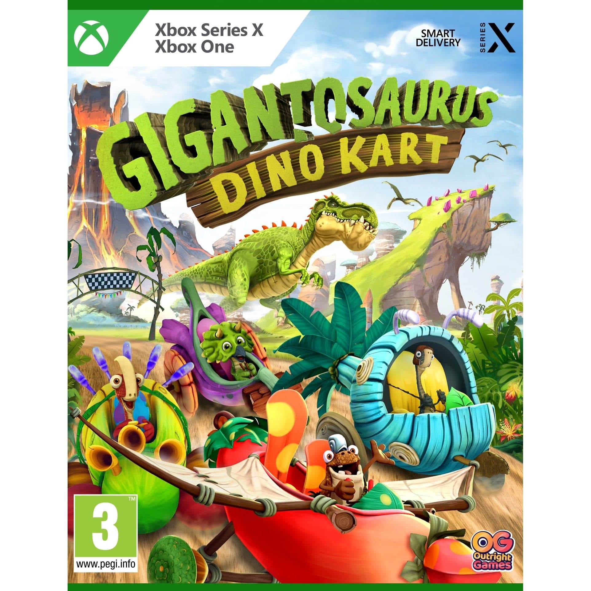 GIGANTOSAURUS DINO KART - Microsoft Xbox One 5060528039222