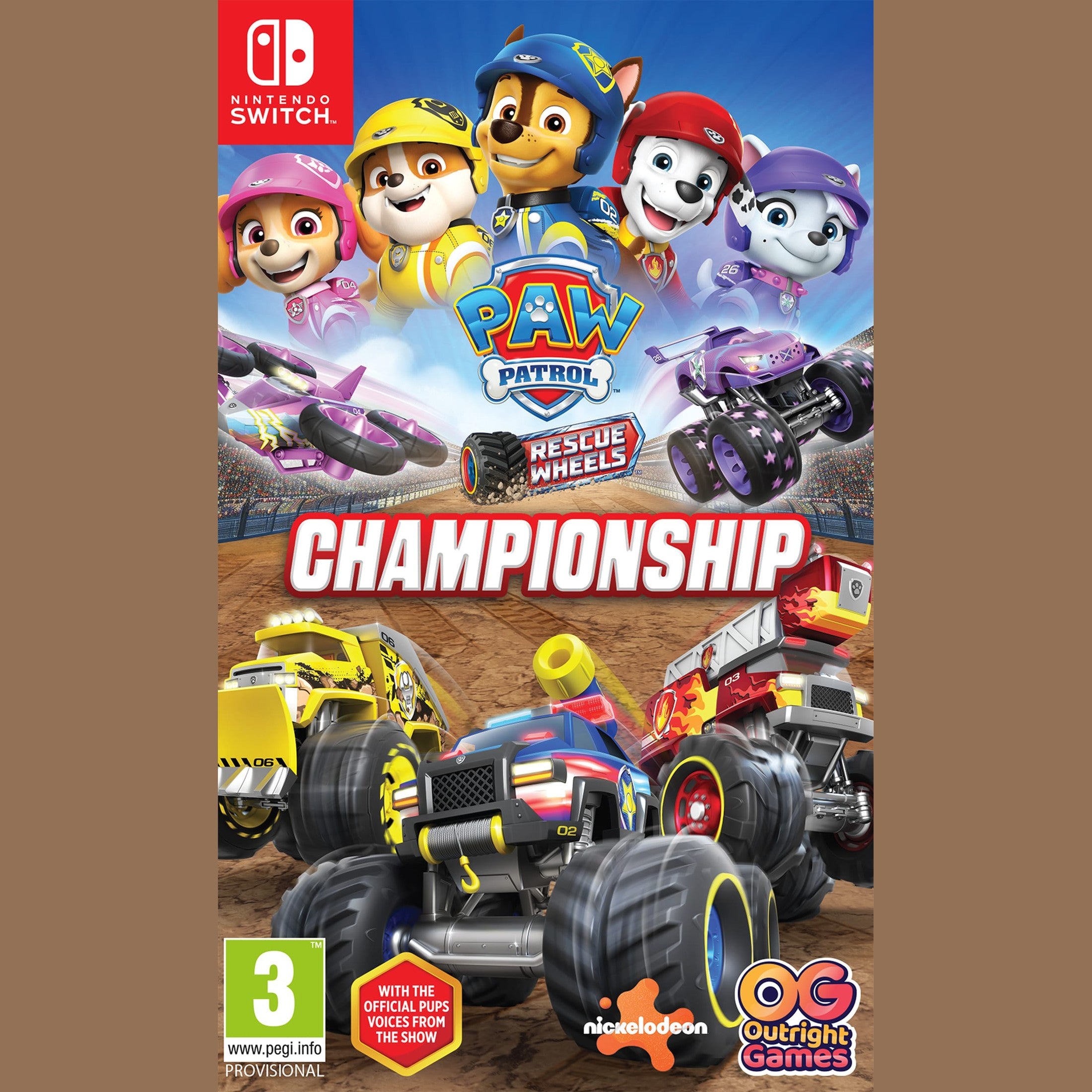 Paw Patrol Rescue Wheels Championship - Nintendo Switch (Game Cartridge) 5061005356085