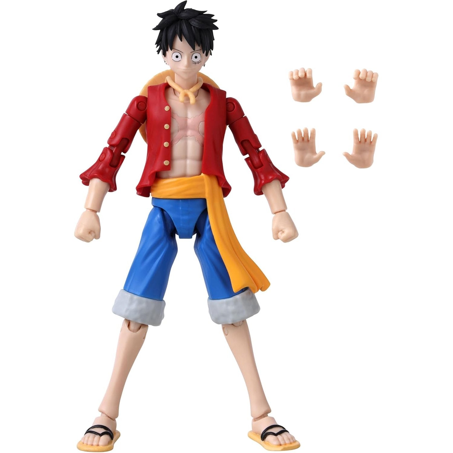 One Piece Anime Heroes 17cm Articulated Action Figure - Monkey D. Luffy 3296580370085