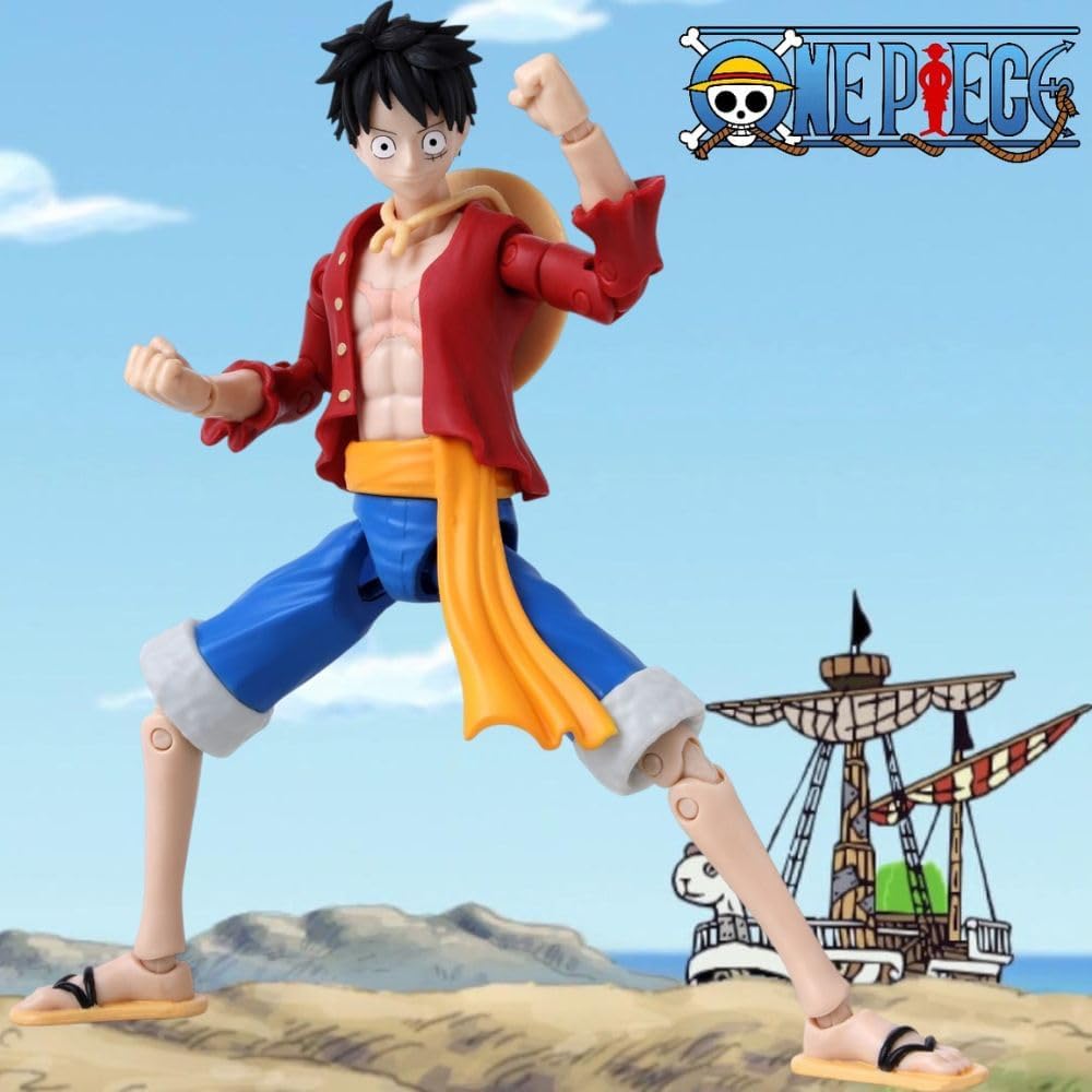 One Piece Anime Heroes 17cm Articulated Action Figure - Monkey D. Luffy 3296580370085