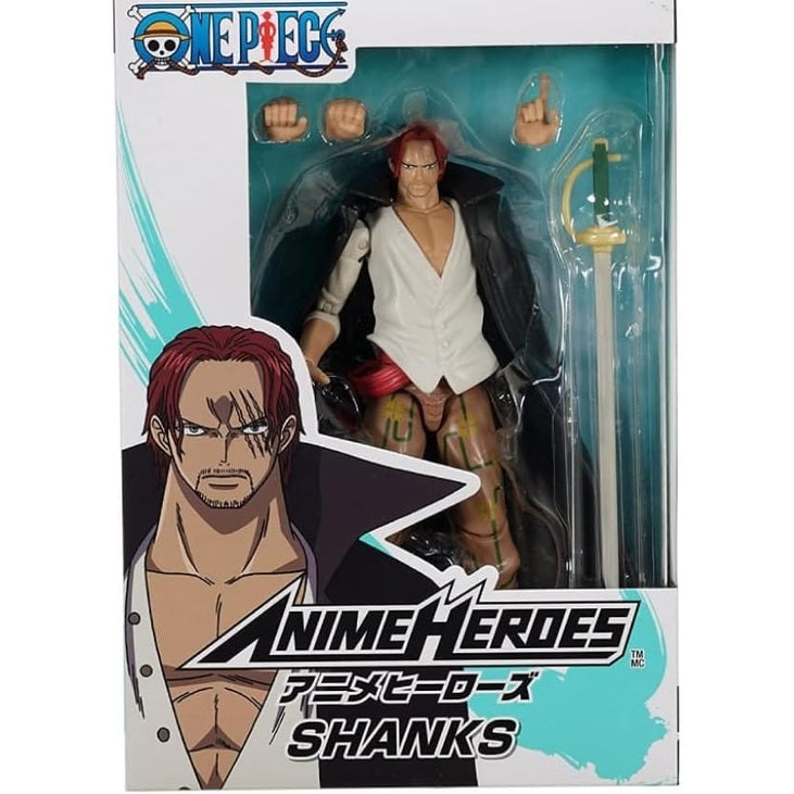 One Piece Anime Heroes 17cm Articulated Action Figure - Shanks 3296580369355